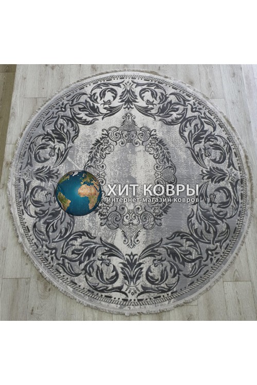 Турецкий ковер Amatis 36567 Серый круг